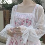 レディースのシフォンカーディガン