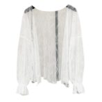 レディースのシフォンカーディガン