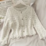 レディース夏用のカーディガン