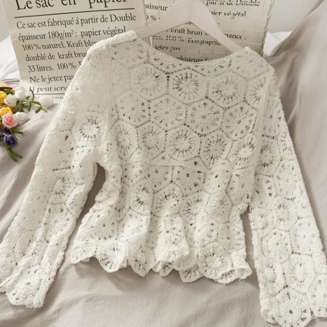 レディース夏用のカーディガン