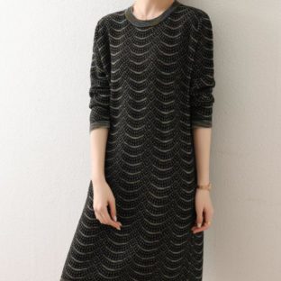 送料無料 韓国 ワンピース 秋 長袖