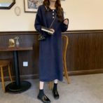 レディースのワンピースを着た女性